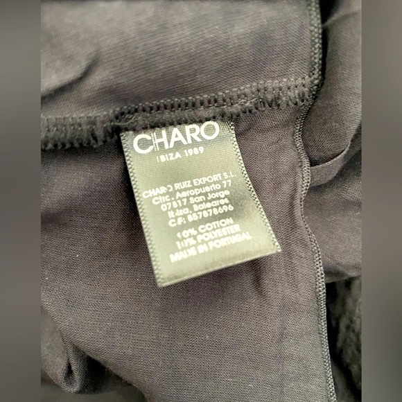 Charo Ruiz Cindy lace maxi cotton dress essentials collection NWT - Picture 15 of 16